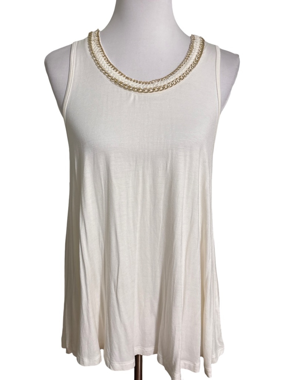 WDNY Cream Chain Trim Swing Tank